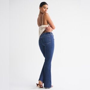 Abercrombie & Fitch Curve Love Ultra High Rise Flare Jean